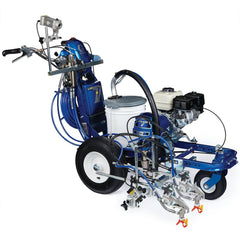 Graco LineLazer V 5900 HP Automatic Series 3300 PSI @ 1.6 GPM Gas Airless Line Striper w/ 2 Auto Guns & LazerGuide 2000