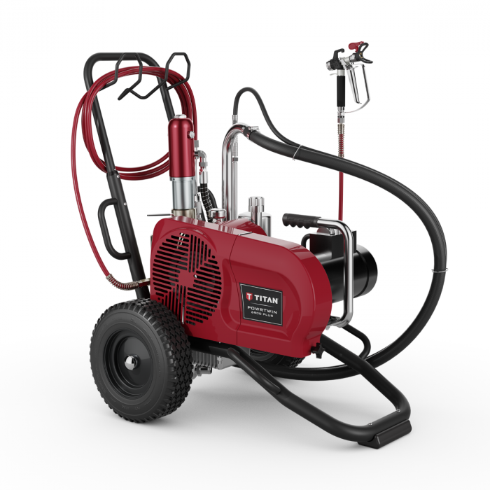 Titan PowrTwin 6900 Plus 3300 PSI @ 1.25 GPM Electric Driven Airless Paint Sprayer - Cart