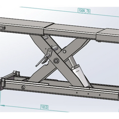 Katool KT-RJ50 Rolling Jack 5000 lbs Lifting Capacity *Fits KT-4H110 lift and the KT-4H850*