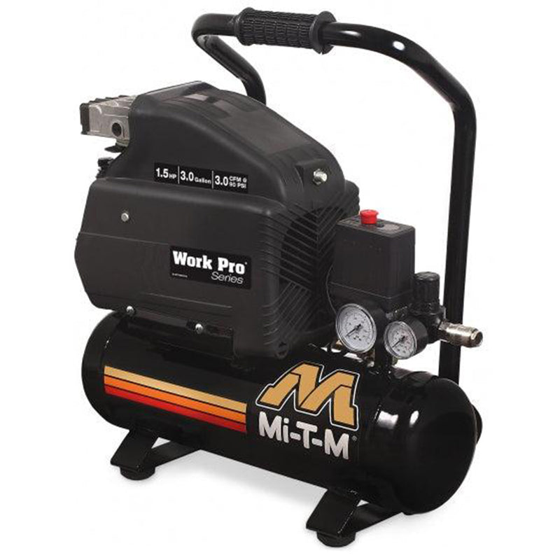 Mi-T-M Single Stage Electric Portable Air Compressor 3.0 CFM- 90 PSI - 3 gal