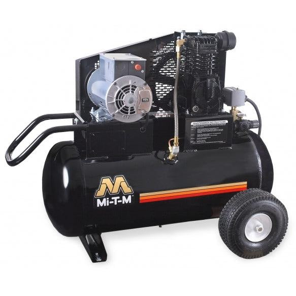 Mi-T-M Single Stage Electric Portable Air Compressor 9.2 CFM- 90 PSI - 20 gal