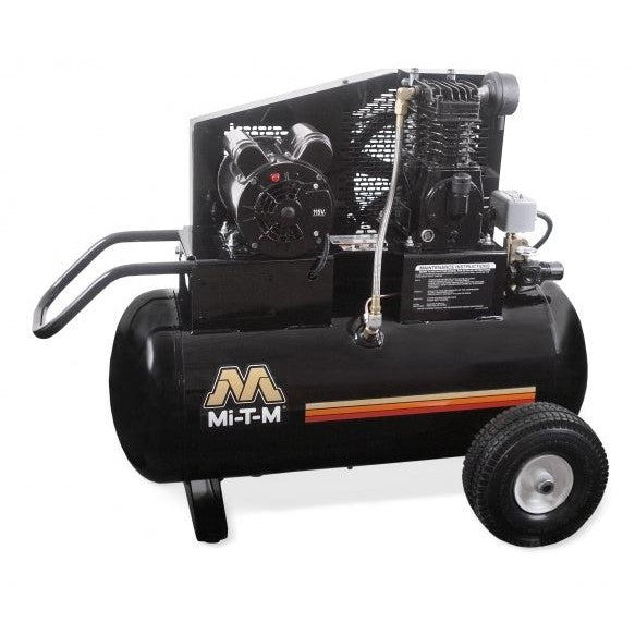 Mi-T-M Single Stage Electric Portable Air Compressors 7.3 CFM- 90 PSI - 20 gal