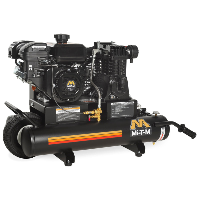 Mi-T-M AM1-PM07-08M 8-Gallon Single Stage Gasoline Air Compressor