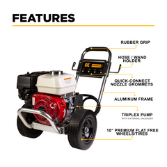3,100 PSI 3.1 GPM Cold Water Gas Pressure Washer - B3165HAAS