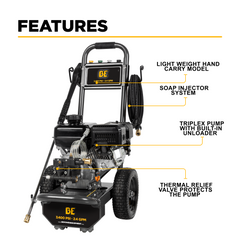 3,400 PSI 2.5 GPM Cold Water Gas Pressure Washer - B3475PX
