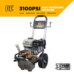 3,100 PSI 3.1 GPM Cold Water Gas Pressure Washer - B3165HSCS