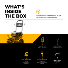 3,100 PSI 3.1 GPM Cold Water Gas Pressure Washer - B3165HSCS