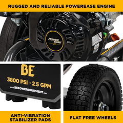 3,400 PSI 2.5 GPM Cold Water Gas Pressure Washer - B3475PX