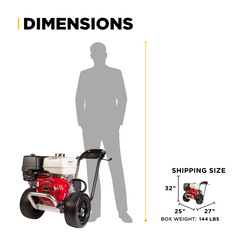 4,200 PSI 4.2 GPM Cold Water Gas Pressure Washer - B4213HAAS