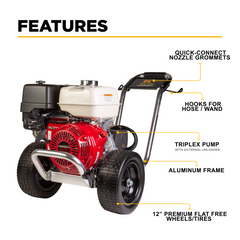 4,200 PSI 4.2 GPM Cold Water Gas Pressure Washer - B4213HAAS