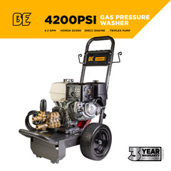 4,200 PSI 4.2 GPM Cold Water Gas Pressure Washer - B4213HCS