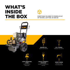 4,200 PSI 4.2 GPM Cold Water Gas Pressure Washer - B4213HCS