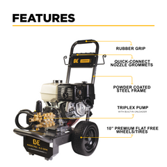 4,200 PSI 4.2 GPM Cold Water Gas Pressure Washer - B4213HGS
