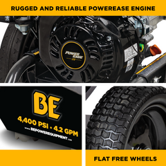 4,400 PSI 4.2 GPM Cold Water Gas Pressure Washer - B4415PA