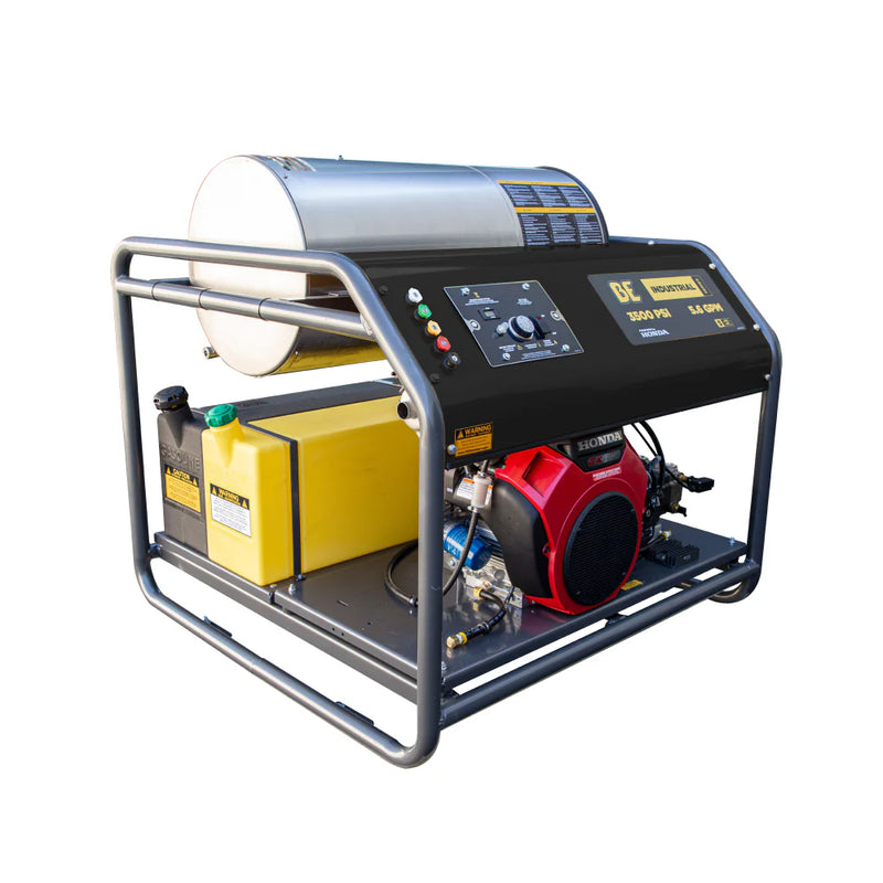 BE 3500 PSI @ 5.6 GPM General Pump TS2021 Belt Drive Hot Water Pressure Washer - Oil/Diesel Fired