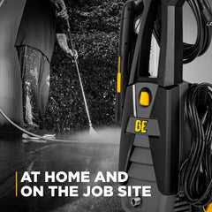 BE 1,700 PSI 1.7 GPM Electric Pressure Washer with Powerease Motor and AR Axial Pump - P1715EN