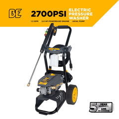 BE 2,700 PSI 1.3 GPM Electric Pressure Washer with AR Axial Pump - P2713EN