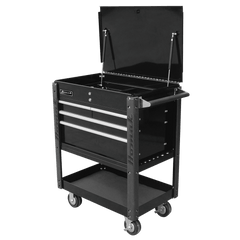 Homak 35" Professional 4 Drawer Service Cart