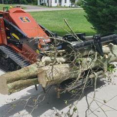 Blue Diamond Mini Skid Steer Grapple Bucket