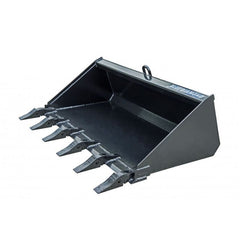 Blue Diamond Low Profile Mini Skid Steer Bucket With Teeth