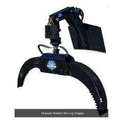 Blue Diamond Mini Skid Steer Log Grapple