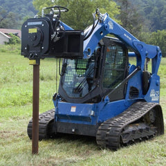 Blue Diamond Vibratory Skid Steer Post Driver