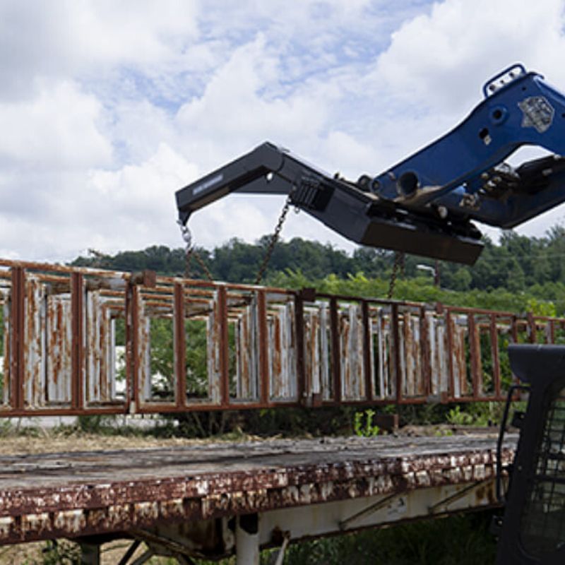 Blue Diamond Skid Steer Tree Boom 6,000 Lbs Severe Duty