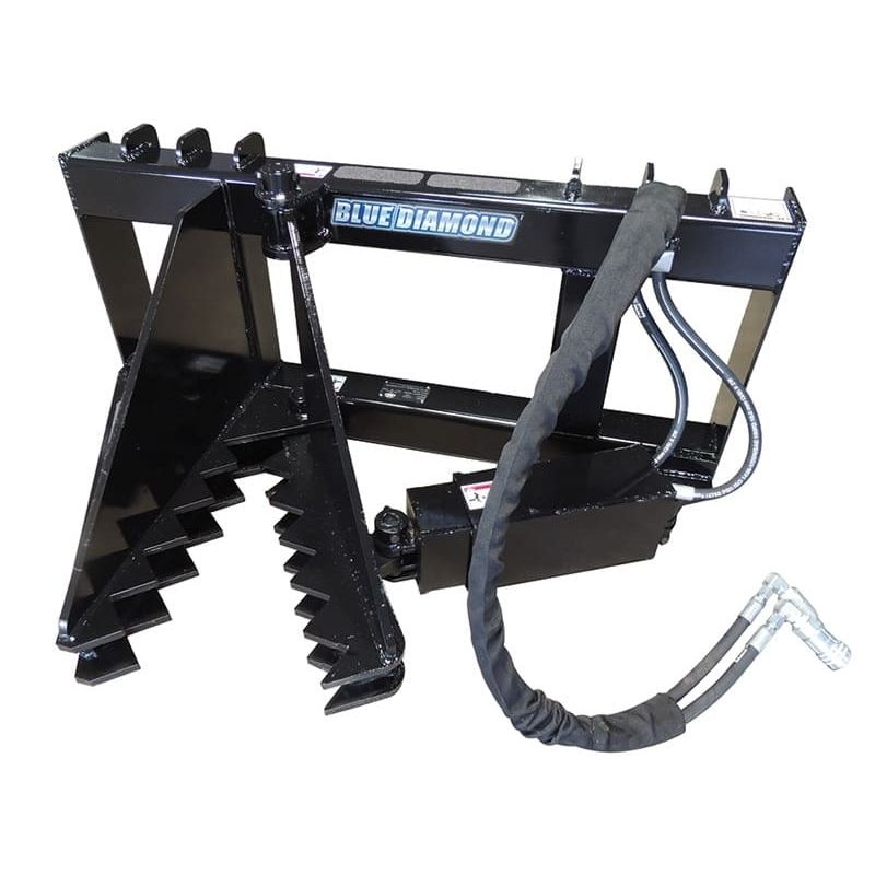 Blue Diamond Skid Steer Tree Puller Attachment