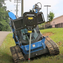 Blue Diamond Vibratory Skid Steer Post Driver