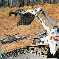 Blue Diamond Mini Skid Steer Grapple Bucket