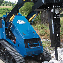 Blue Diamond Mini Hydraulic Breaker for Skid Steer