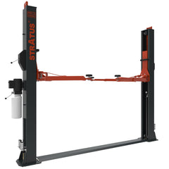 Stratus | SAE-F10S 2 Post Floor Plate Open Top 10,000 LBS Capacity Single Point Manual Release Car Lift