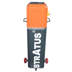 Stratus | SAE-MS9000XT Extra Wide Extra Tall 47 1/4" Commercial Grade Open Center Mobile Mid Rise Electric Safety Lock Release Scissor Car Lift