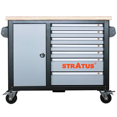 Stratus | SAE-TL1446 Heavy Duty Mobile 46" W 14-Drawer Tool Chest Workbench