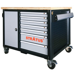 Stratus | SAE-TL1446 Heavy Duty Mobile 46" W 14-Drawer Tool Chest Workbench