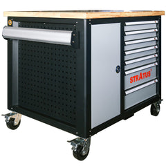 Stratus | SAE-TL1446 Heavy Duty Mobile 46" W 14-Drawer Tool Chest Workbench