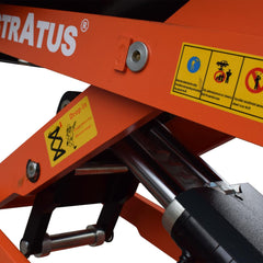 Stratus | SAE-UT9000 Commercial Grade On-Ground Or In-Ground Mount Low Profile Full Rise Scissor Car Lift