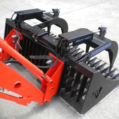 Blue Diamond Heavy Duty Skid Steer Rock Bucket Grapple