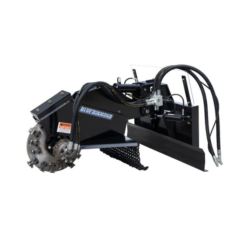 Blue Diamond Stump Grinder for a Skid Steer With Swing Arm