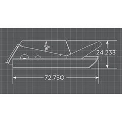 Loflin Fabrication Open Front Skid Steer Brush Cutter