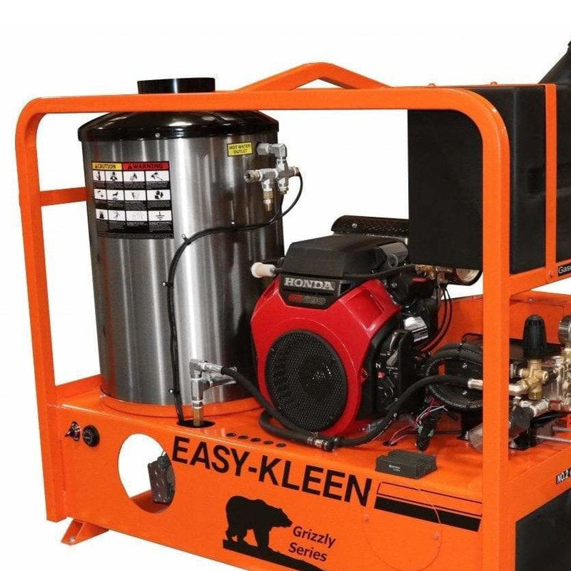 Easy-Kleen Industrial (Gas-Hot Water) Pressure Washer, Truck/Trailer Mounted, Skid, Honda Engine, 5000 PSI  - EZO5005G-H