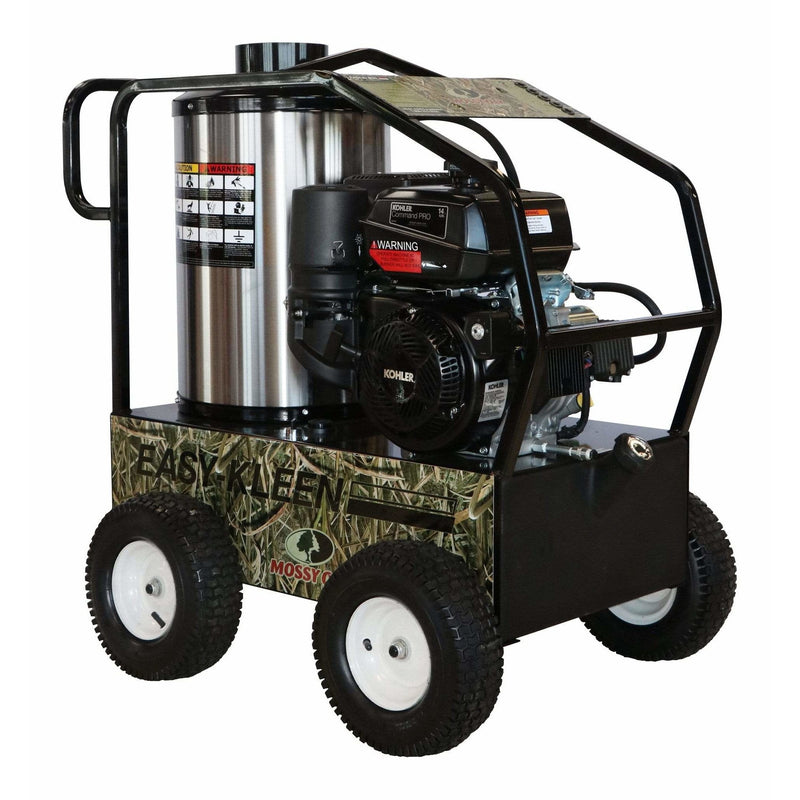 Easy-Kleen Commercial (Hot Water - Gas) Pressure Washer, 3.5 GPM, 4000 PSI, 14 HP, Kohler Engine, Mossy Oak - EZO4035G-K-GP-12-MO