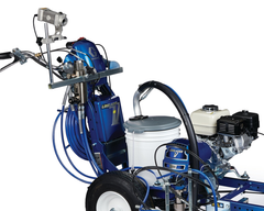 Graco LineLazer V 5900 HP Automatic Series 3300 PSI @ 1.6 GPM Gas Airless Line Striper w/ 2 Auto Guns & LazerGuide 2000