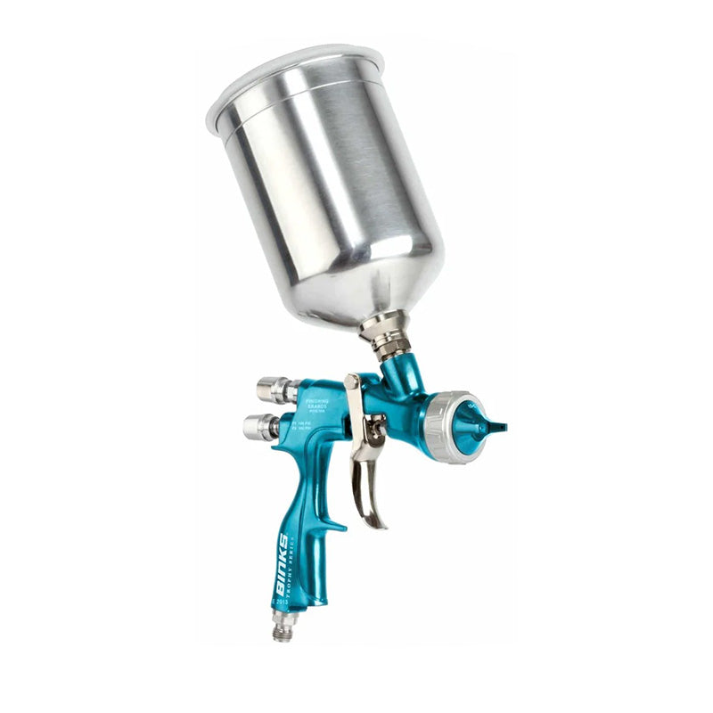 Binks 2466-12HV-32SG Trophy Gravity Fed Spray Gun 1.2 MM fluid Nozzle