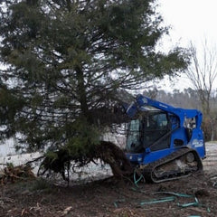 Blue Diamond Skid Steer Tree Puller Attachment