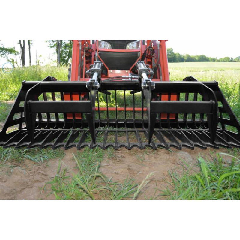Loflin Fabrication Compact Tractor Rock Grapple Bucket