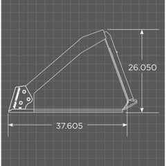 Loflin Fabrication Greg Loflin Bucket for Skid Steer