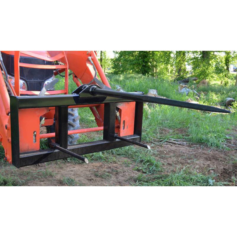Loflin Fabrication Hay Spear for Skid Steer