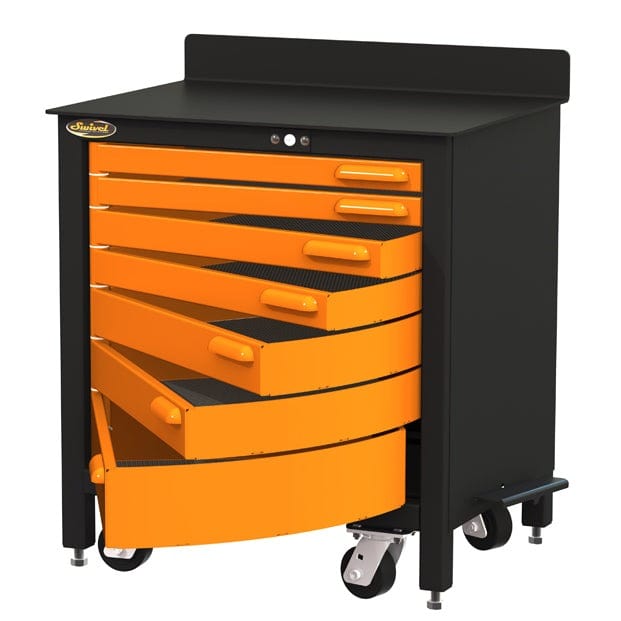 Swivel | 7-Drawer 30-Inch Rolling Workbench