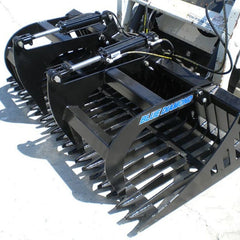 Blue Diamond Rock Bucket Grapple For Skid Steer Standard Duty